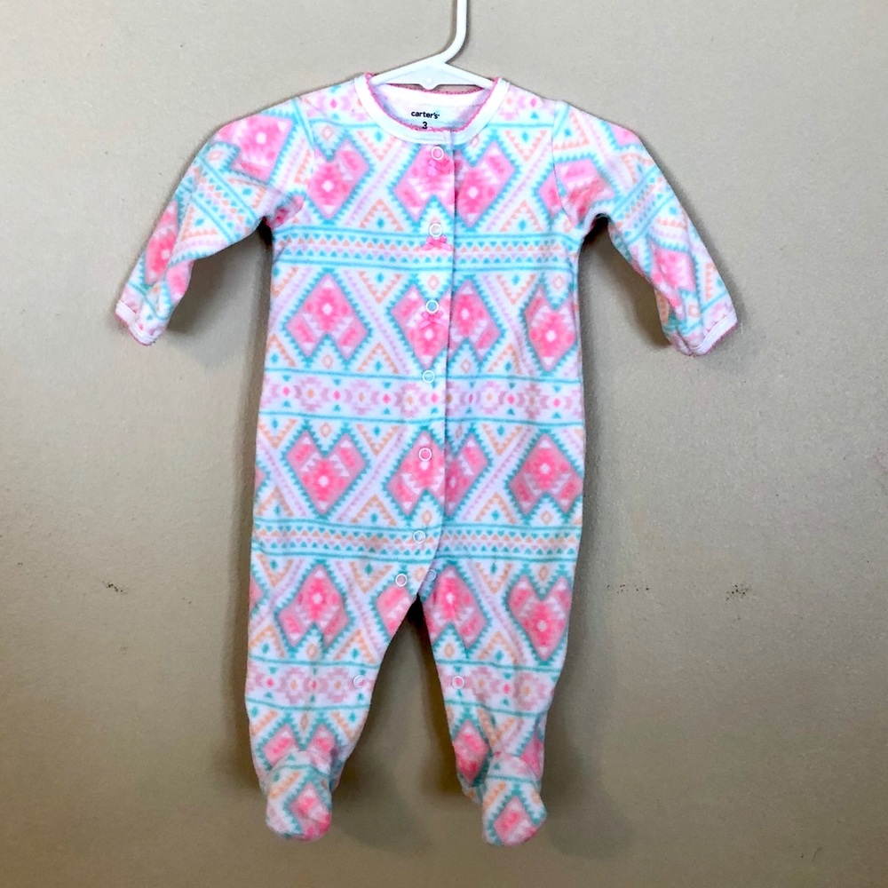 Fleece printed sleeper